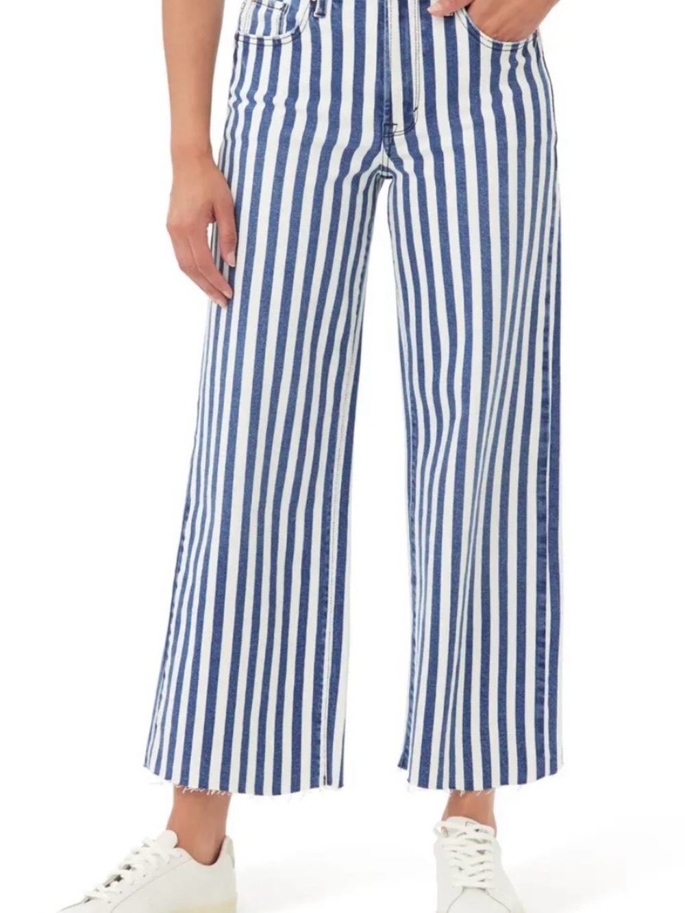 Kensie Jeans – The Allie Vintage Luxe High-Rise – Montauk Stripe L - NWT
